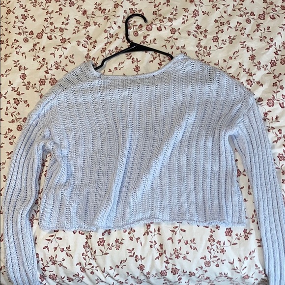 light blue sweater from forever 21 - Picture 2 of 2